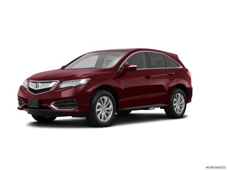 Red 2016 Acura RDX With White Background