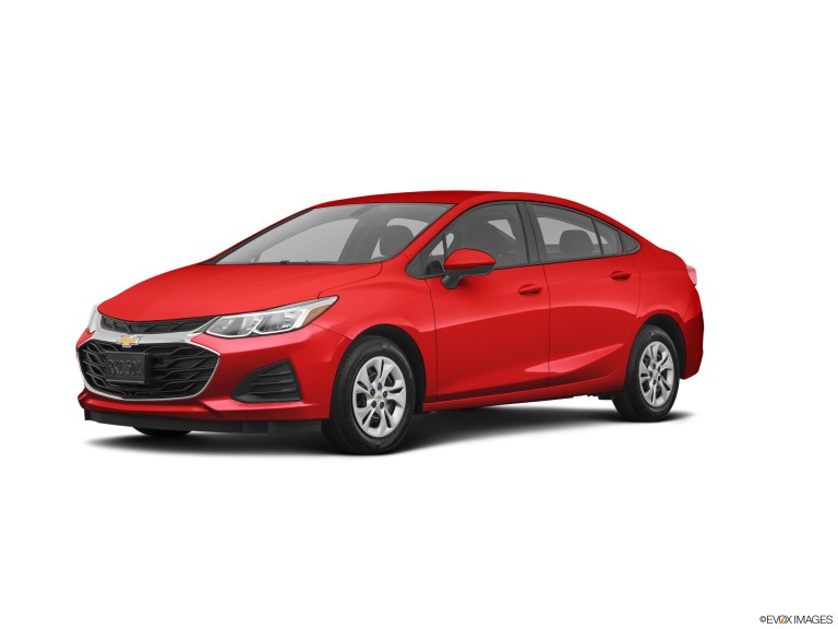 Red 2019 Chevrolet Cruze With White Background
