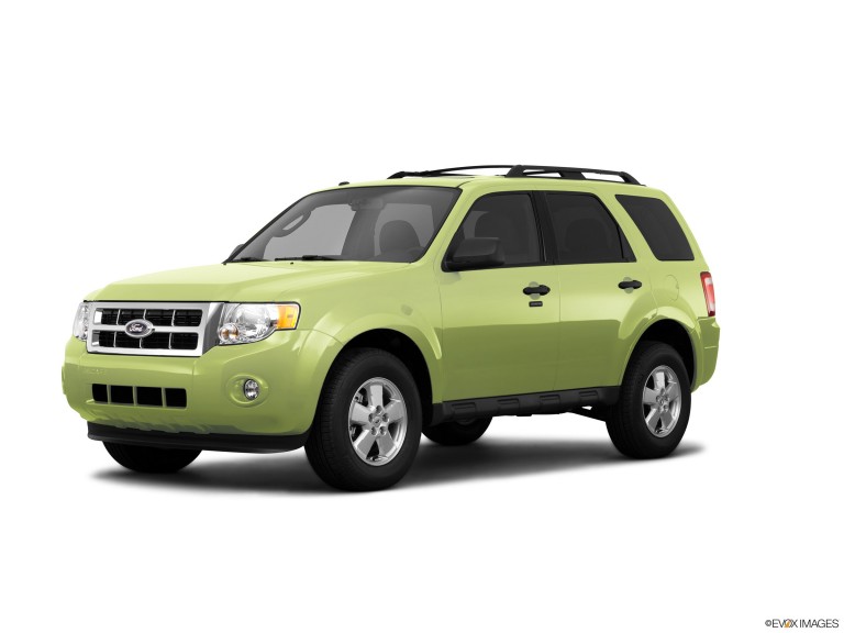 Green 2011 Ford Escape With White Background