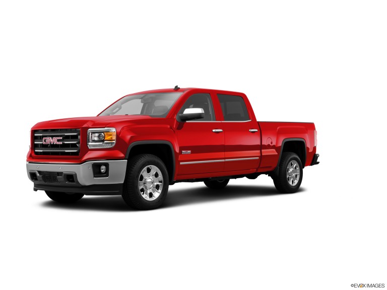 Red 2014 GMC Sierra 1500 With White Background