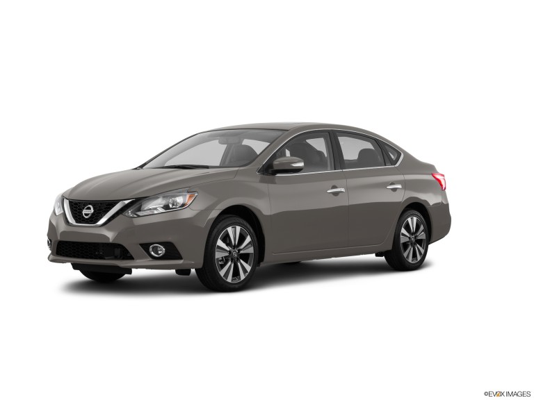 Gray 2016 Nissan Sentra With White Background