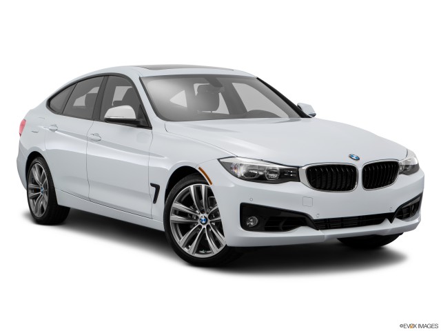 White 2016 BMW 3-Series With White Background