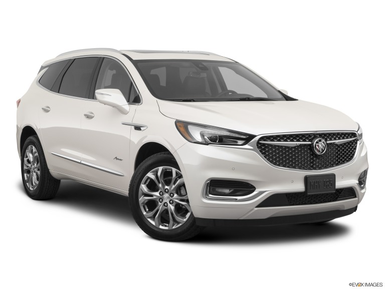 White 2021 Buick Enclave With White Background