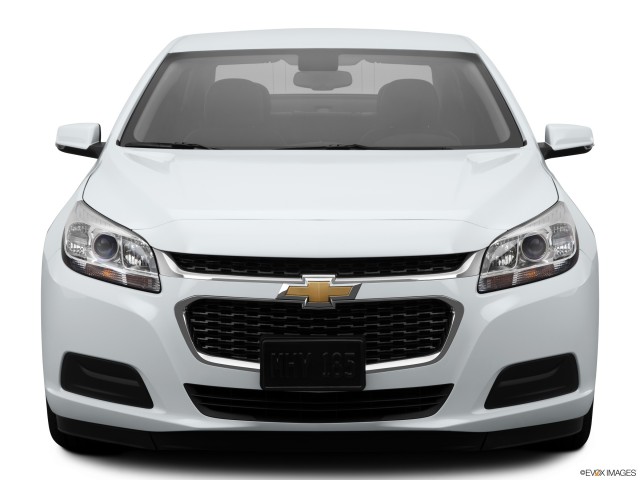 White 2014 Chevrolet Malibu From Front Side