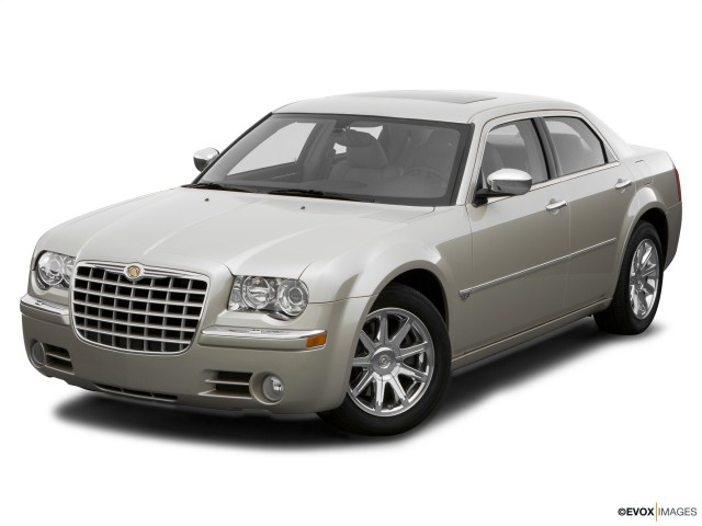 Silver 2006 Chrysler 300 C With White Background