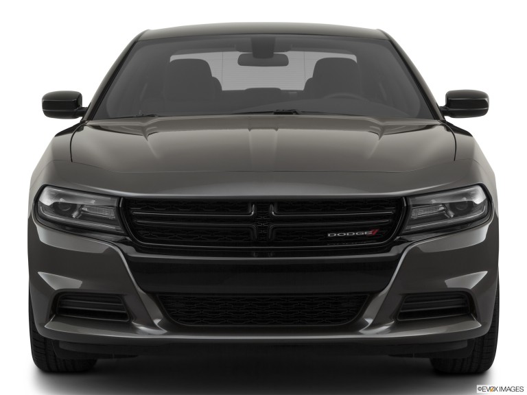 Black 2020 Dodge Charger From Front Side