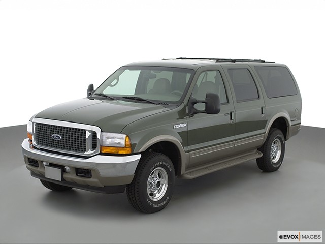Green 2001 Ford Excursion Limited From Front-Driver Side