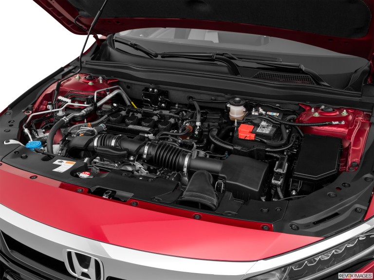 red 2020 Honda Accord engine view