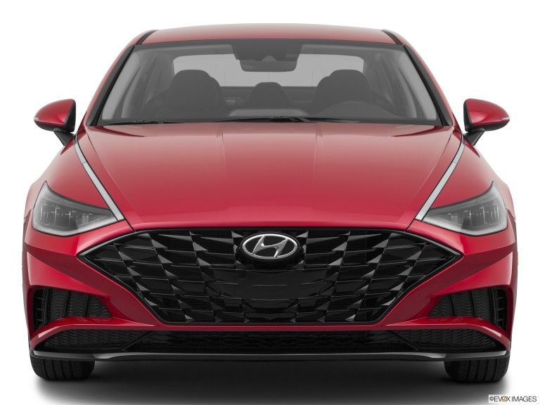 Red 2020 Hyundai Sonata From Front - Vehicle History