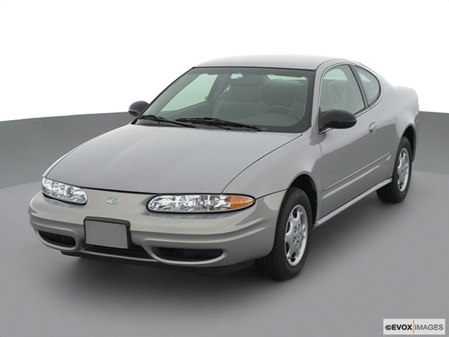 Gray 2003 Oldsmobile Alero GX From Front-Driver Side