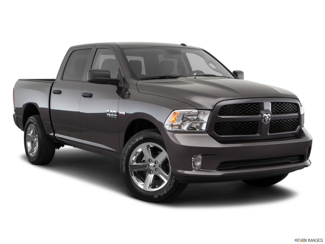 Black 2018 Ram 1500 With White Background