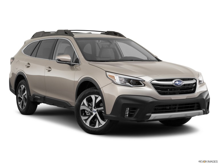 2020 Subaru Outback With White Background
