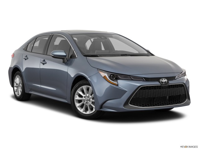 Gray 2020 Toyota Corolla With White Background
