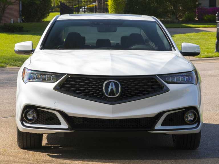 White 2020 Acura TLX From Front Side