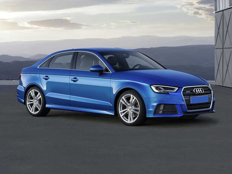 Blue A3 From Front-Passenger Side