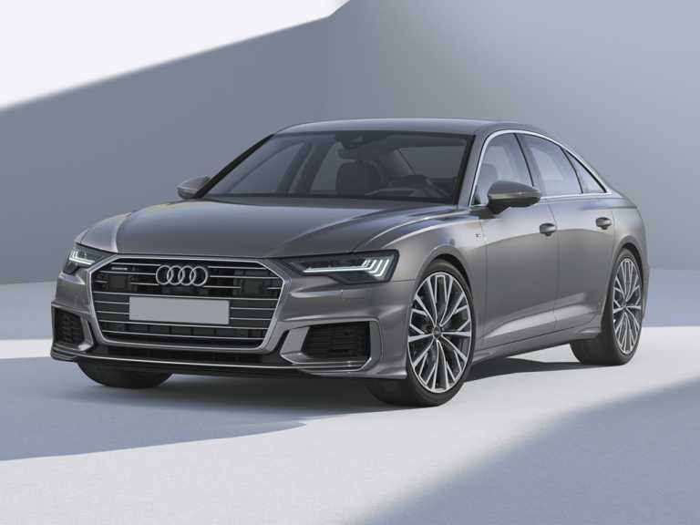 Gray 2021 Audi A6 From Front-Driver Side