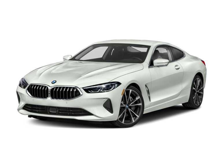 White 2020 BMW 8-Series With White Background