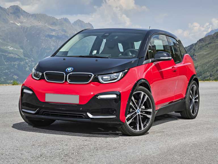 Black/Red 2020 BMW i3 From Front-Driver Side