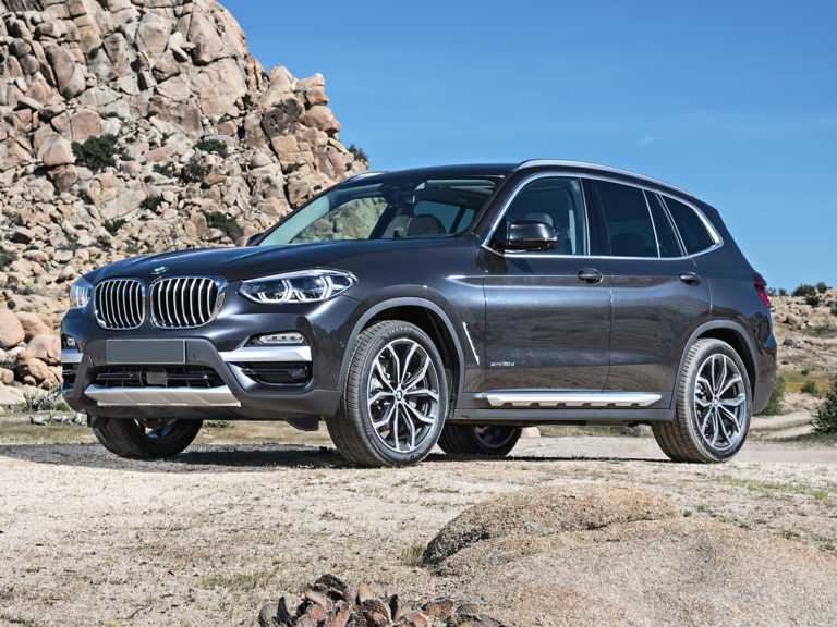 Black 2020 BMW X3 From Front-Driver Side