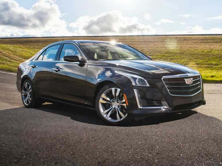 Black 2019 Cadillac CTS From Front-Passenger Side