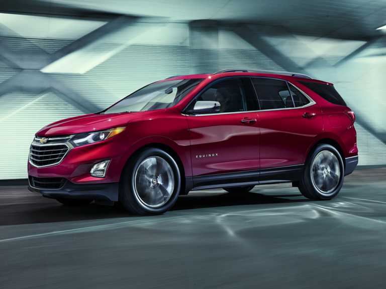 Red 2020 Chevrolet Equinox In Motion