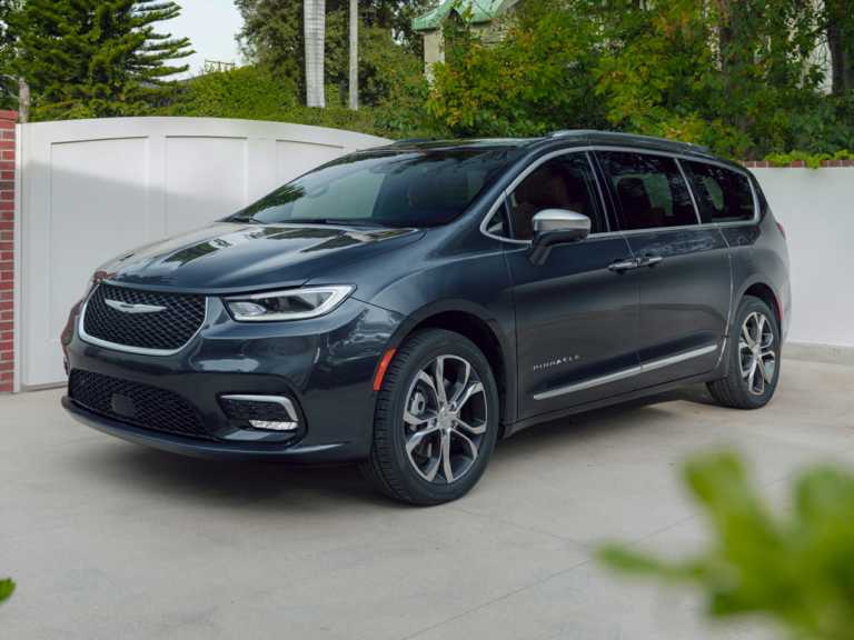 Black 2021 Chrysler Pacifica From Front-Driver Side
