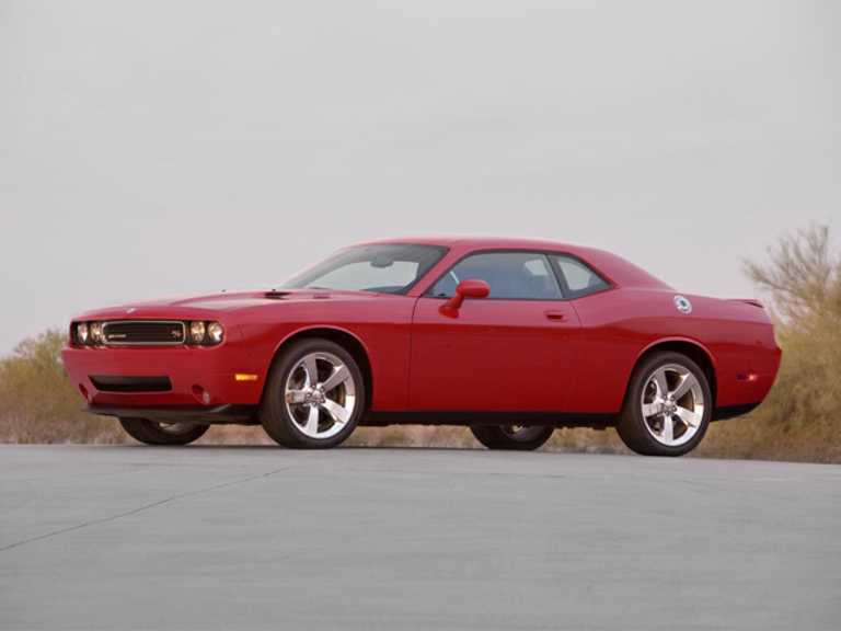 Red 2010 Dodge Challenger From Front-Driver Side
