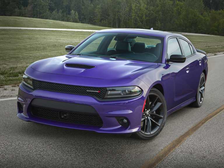 Purple 2020 Dodge Charger From Front-Driver Side