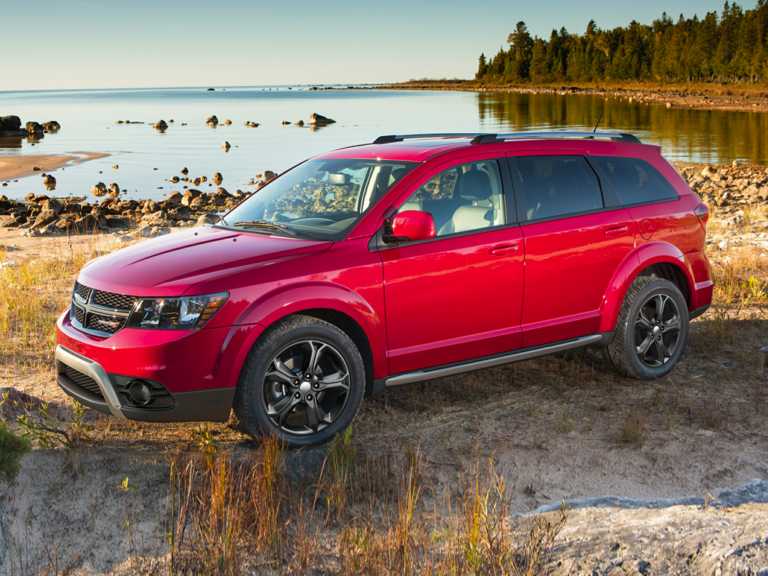 Red 2020 Dodge Journey With Lake View