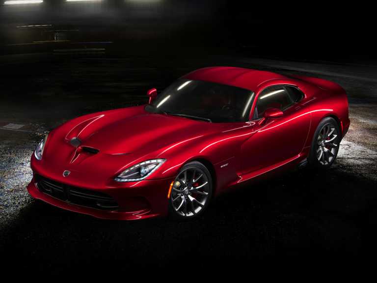 Red 2017 Dodge Viper From Front-Driver Side