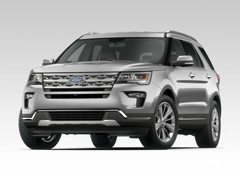 Gray 2018 Ford Explorer From Front-Driver Side