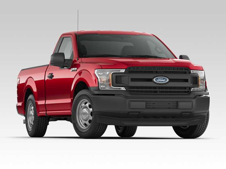 Red 2020 Ford F-150 From Front-Passenger Side