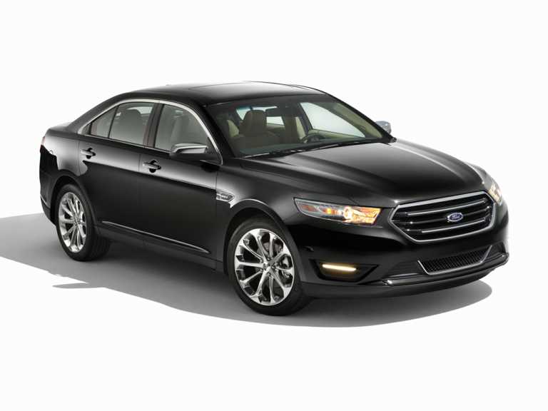 Black 2019 Ford Taurus With White Background