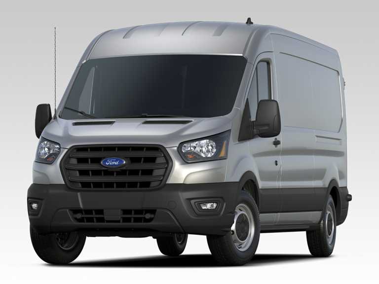 Silver 2021 Ford Transit From Front-Driver Side