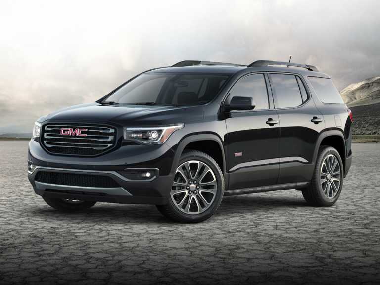 Black 2018 GMC Acadia From Front-Driver Side