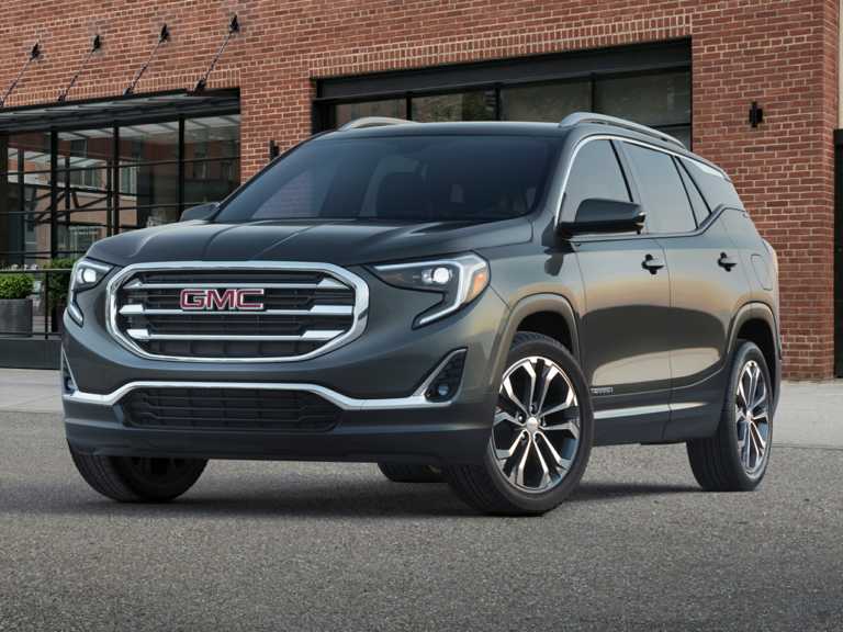 Gray 2019 GMC Terrain From Front-Driver Side