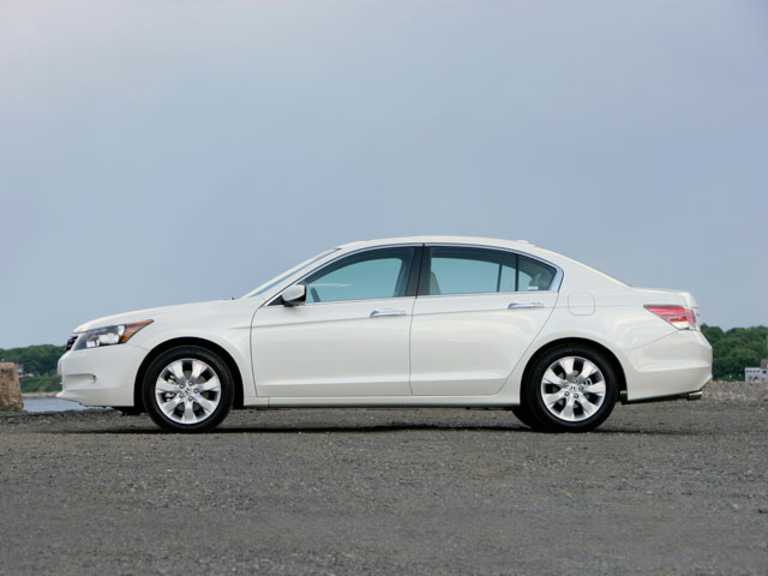 White 2010 Honda Accord From Driver Side