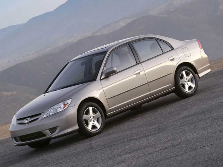 Silver 2005 Honda Civic From Driver Side