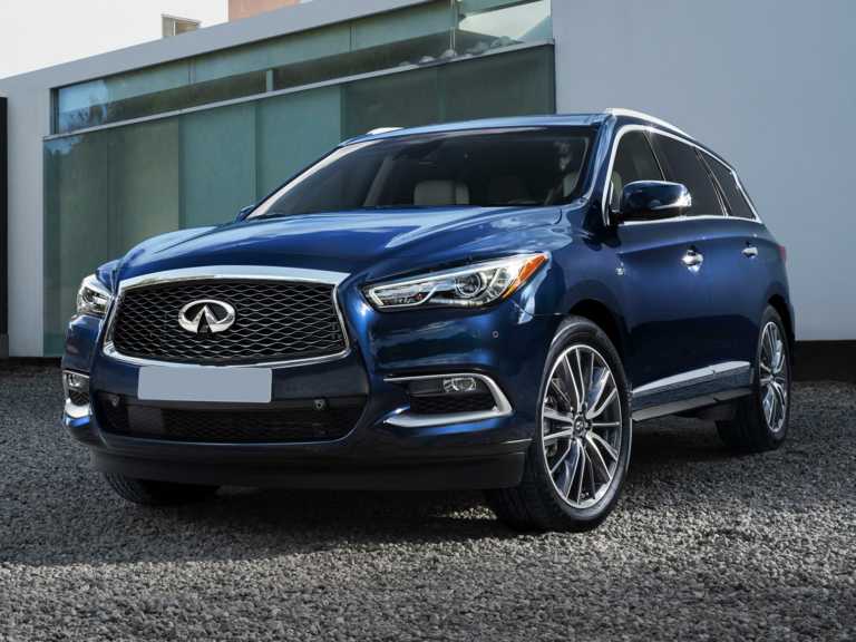 Red 2020 Infiniti QX60 From Front-Driver Side