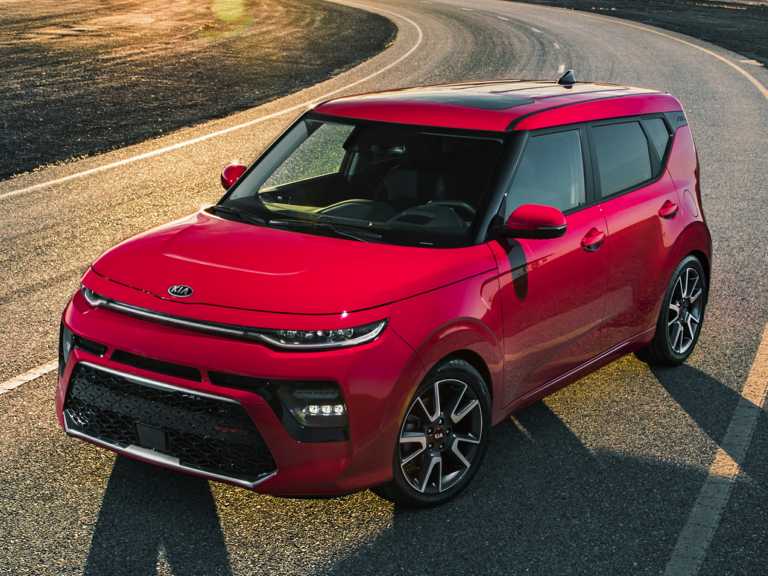 Red 2020 Kia Soul From Front-Driver Side