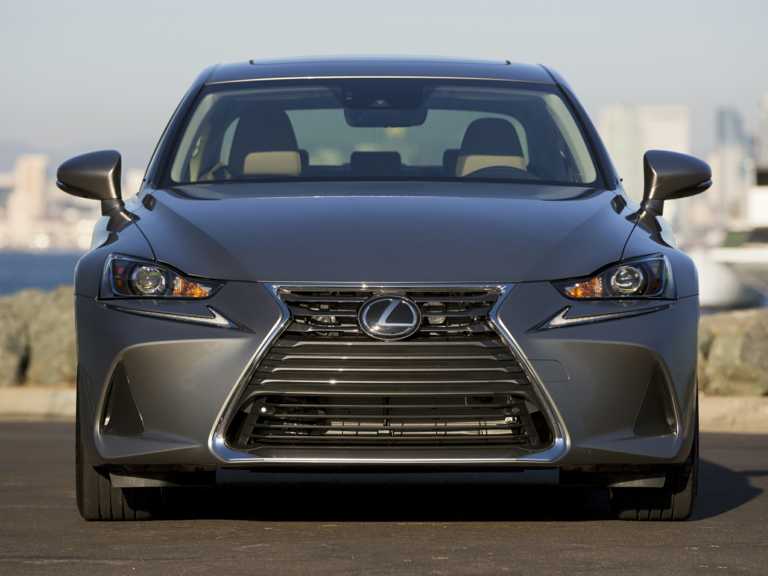 Gray 2021 Lexus IS From Front Side