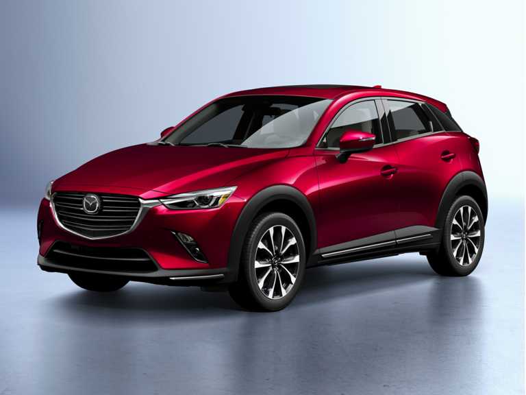 Red 2020 Mazda CX From Front-Driver Side