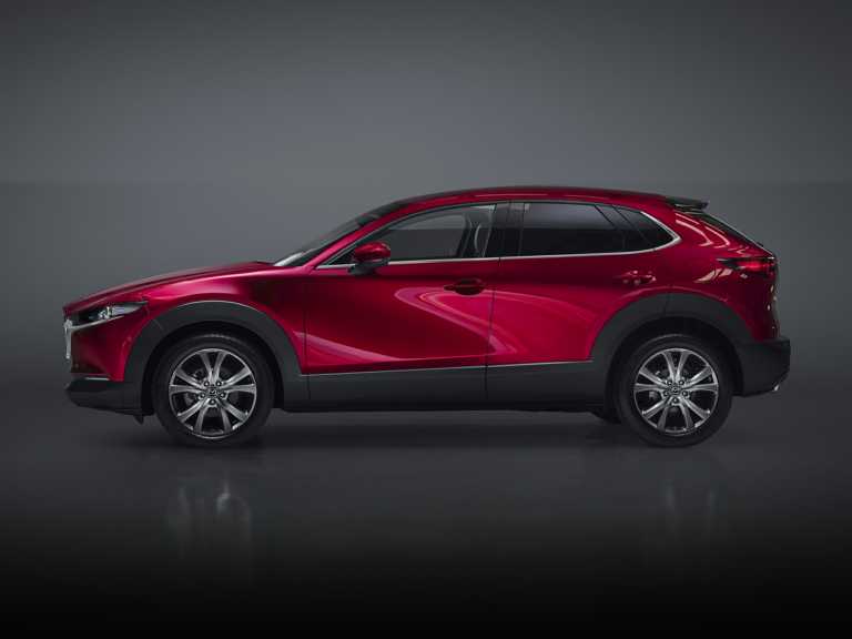 Red 2020 Mazda CX-30 From Driver Side
