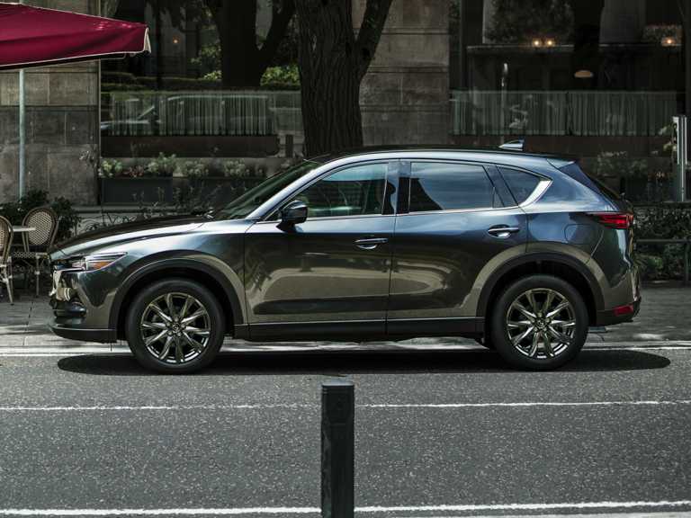Gray 2021 Mazda CX-5 From Driver Side