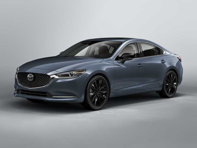 Blue 2021 Mazda 6 From Front-Driver Side