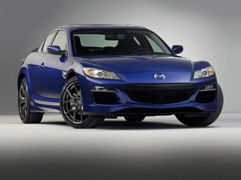 Blue 2011 Mazda RX-8 From Front-Passenger Side