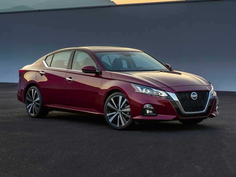 Red 2020 Nissan Altima From Front-Passenger Side