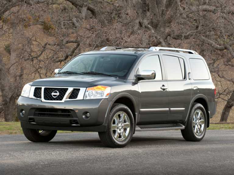 Gray 2012 Nissan armada From Front-Driver Side