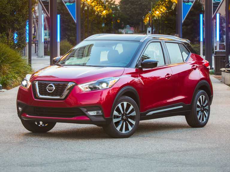 Red 2020 Nissan Kicks From Front-Driver Side