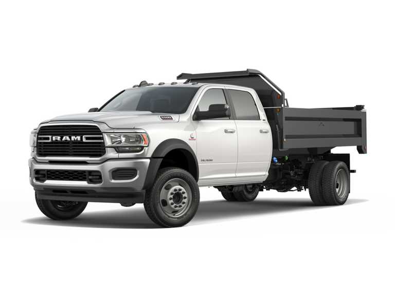 2019 RAM 4500 Chassis 4x4 Crew Cab 197.4 in. WB Tradesman/SLT/Laramie/Limited 1311-OEM Exterior 3/4 Front White Background
